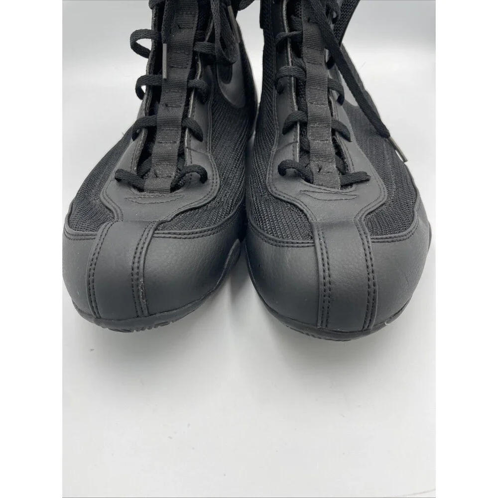 Nike Boxing Shoes Machomai 2 Mens Size 10.5 Black Boxing MMA Like New